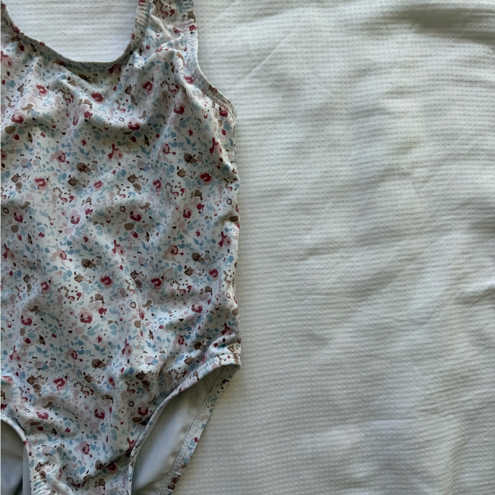 Floral Kids Swim One Piece